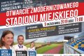 Zaproszenie na uroczyste otwarcie Stadionu Miejskiego w Oleśnie